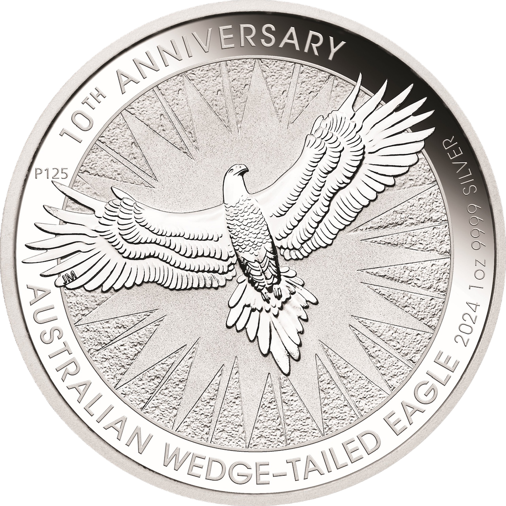 Wedge-Tailed Eagle 1 oz Silver Coin 2024 margin scheme