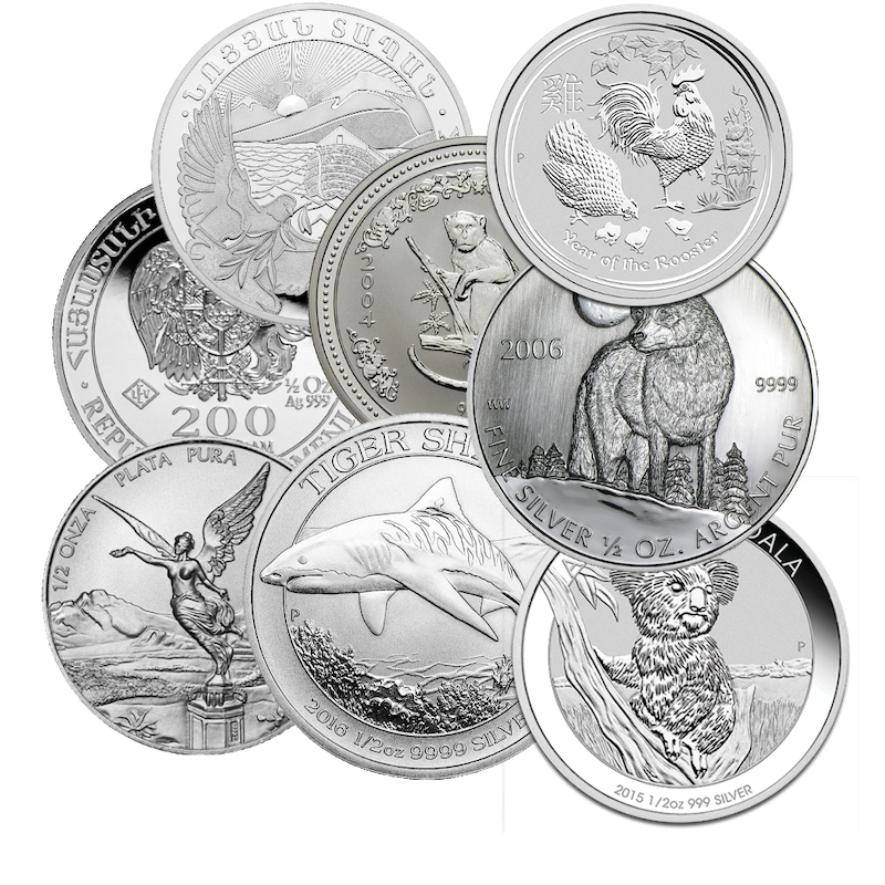 1/2oz silver coin "Various" | margin scheme
