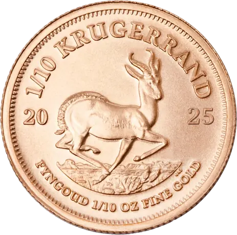 Krugerrand 1/10oz Gold Coin 2025