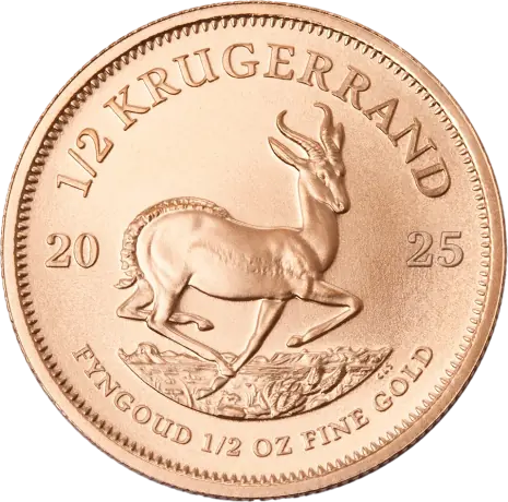 Krugerrand 1/2oz Gold Coin 2025