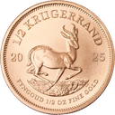 Krugerrand 1/2oz Gold Coin 2025