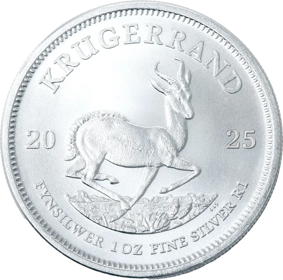 Krugerrand 1oz Silver Coin 2025 | margin scheme