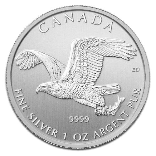 Birds of Prey - Bald Eagle 1oz Silver Coin 2014 margin scheme