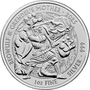 Myths and Legends "Beowulf and Grendel's Mother" 1oz Silver Coin 2025 | margin scheme