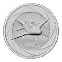 James Bond Six Decades of 007 - Bond of the 80s "Acrostar"- 1oz Silver Coin 2025 | margin scheme