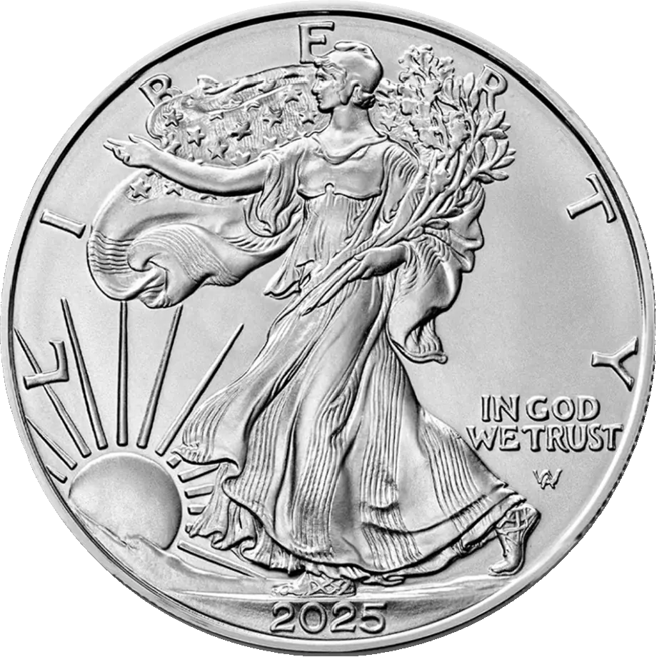 American Eagle 1oz Silver Coin 2025 margin scheme