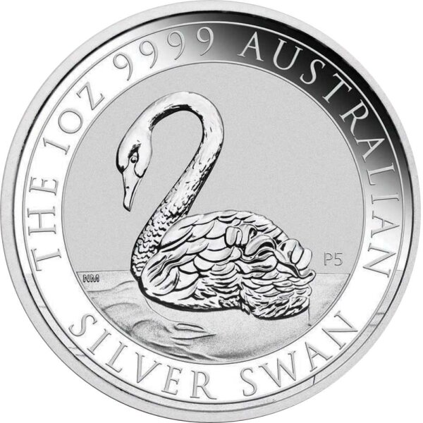 Australien Swan 1oz silver coin 2021 | margin scheme
