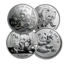 China Panda 1oz (before 2016)  Silver Coin - different Years | margin scheme