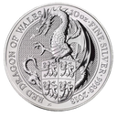 Queen's Beasts Red Dragon of Wales 10oz Silver Coin 2018 | margin scheme