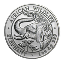 Somalia Elephant 1oz Silver Coin 2005 | margin scheme