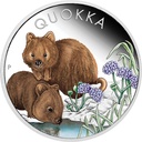 Australia Quokka 1oz silver coin 2023 coloured | Proof