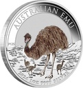 Australian  Emu 1oz silver coin 2024 coloured margin scheme