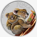 Australian Koala 1oz silver coin 2023 coloured coincard