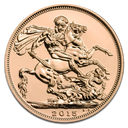 Sovereign Elizabeth Gold Coin 2015