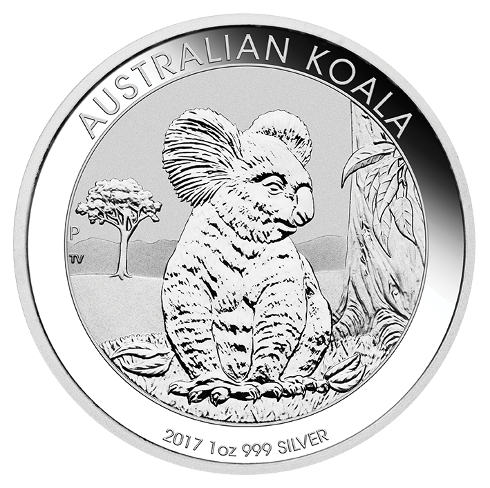 Koala 1oz silver coin 2017 | margin scheme