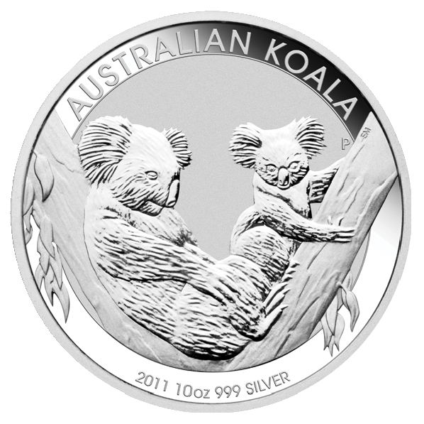 Koala 10oz Silver Coin 2011 | margin scheme