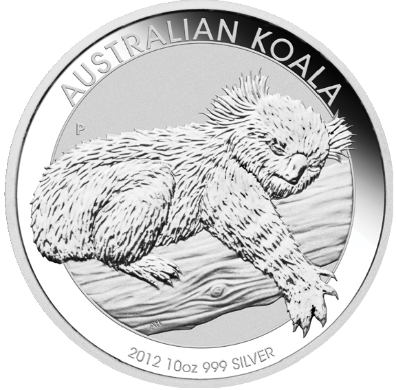 Koala 10oz Silver Coin 2012 | margin scheme
