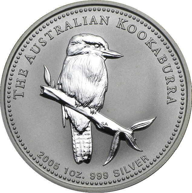 Kookaburra 1oz Silver Coin 2005 | margin scheme