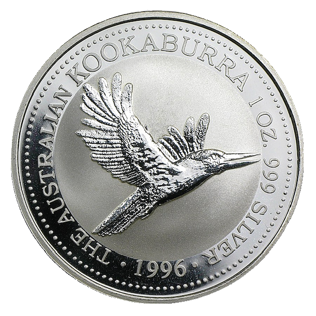 Kookaburra 1oz silver coin 1996 |  margin scheme