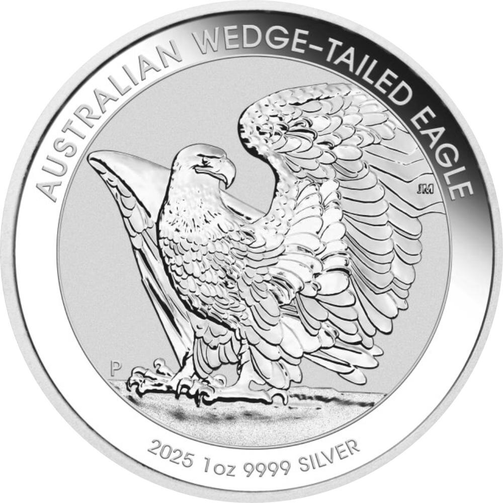 Wedge-Tailed Eagle 1oz Silver Coin 2025 margin scheme