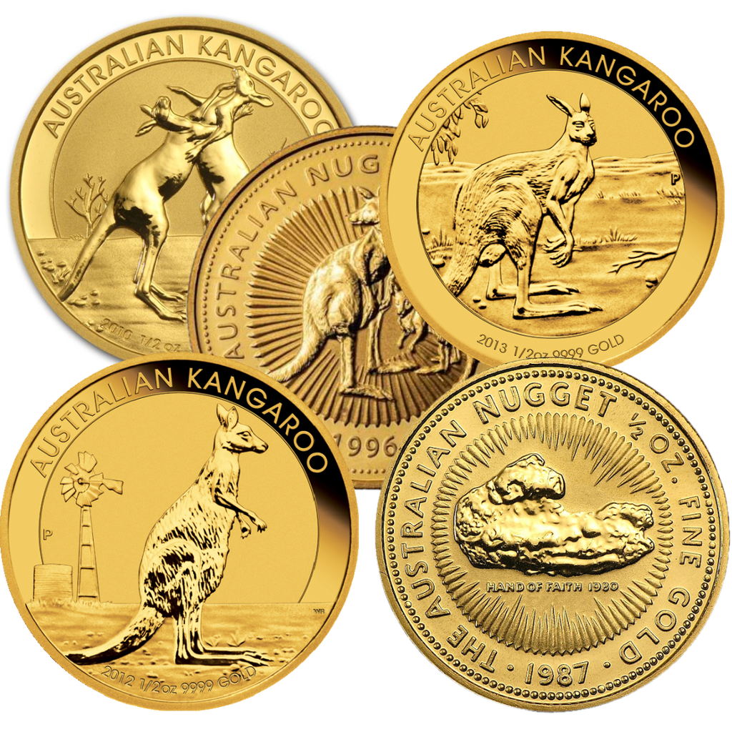 Kangaroo / Nugget 1/2oz Gold Coin | different years
