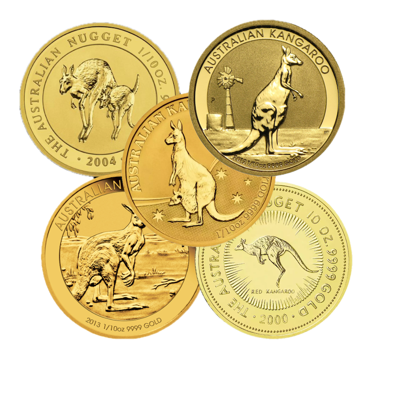 Kangaroo / Nugget 1/10oz Gold Coin | differnet years
