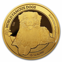 World Famous Dogs Australian Shepherd 1oz Gold Coin 2024
