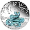 Australian Lunar III Snake 1oz silver coin 2025 | colored 