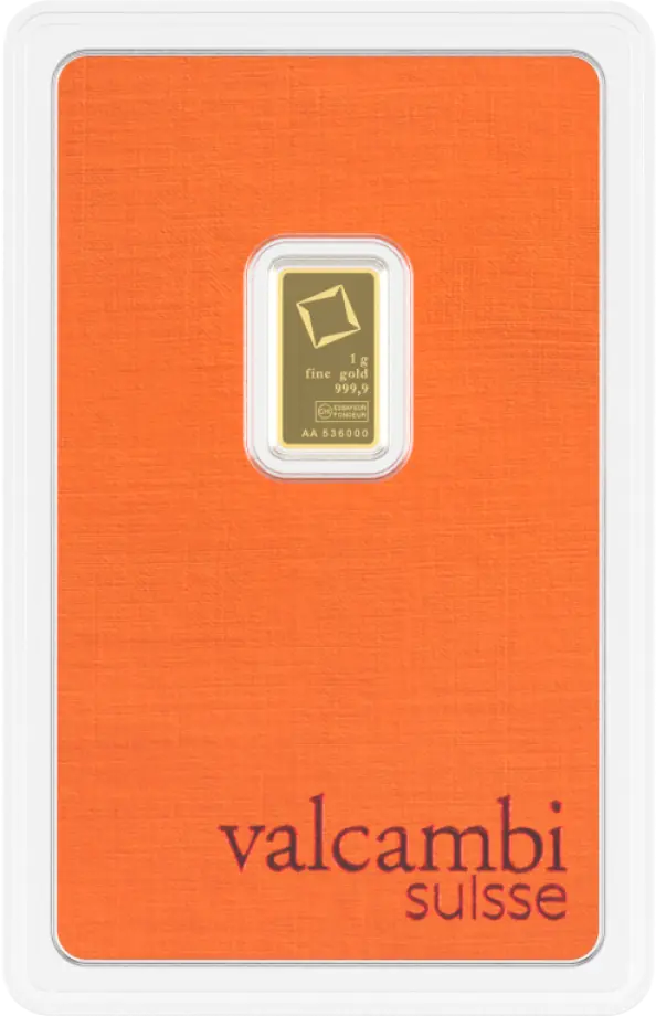 1 gram Gold Bar | Valcambi