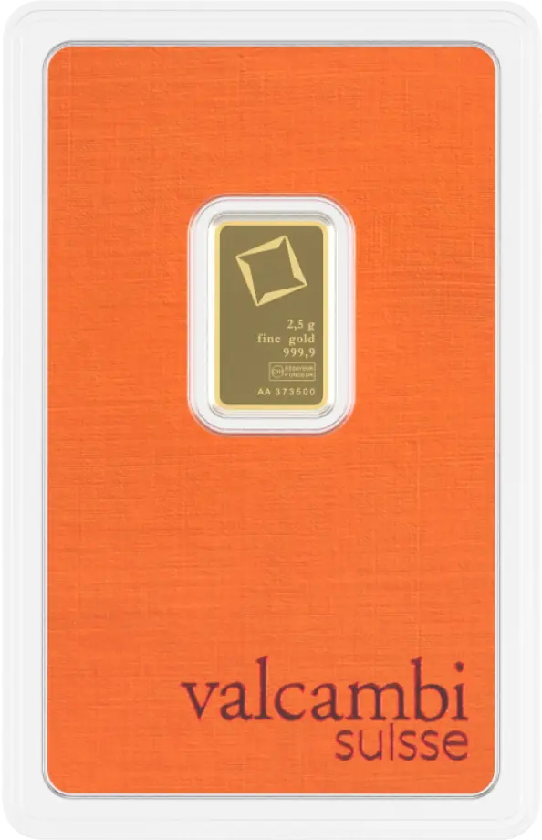 2.5g Gold Bar | Valcambi