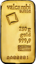 250g Gold Bar | Valcambi - casted