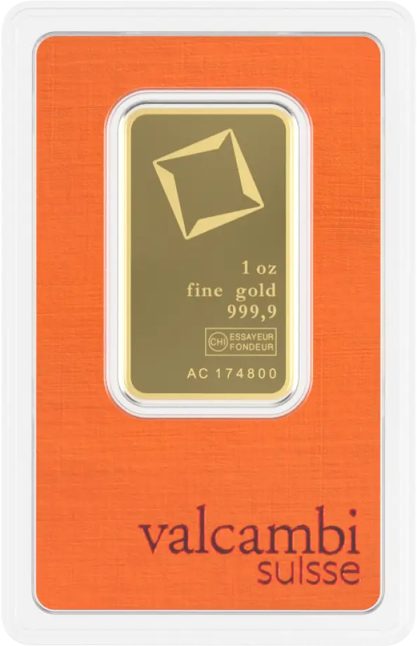 1oz Gold Bar | Valcambi