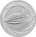 James Bond Six Decades of 007 - Bond of the 90s "Q-Branch Speedboat"- 1oz Silber Coin 2025 | margin scheme