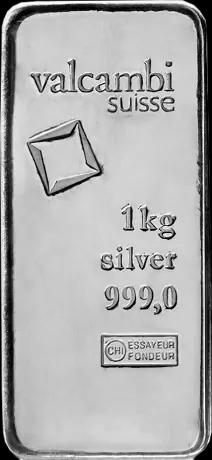 1 Kilo Silver Bar | Valcambi