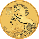 Lunar III Horse 1/10oz Gold Coin 2026