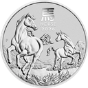 Lunar III Horse 1oz Silver Coin 2026 | margin scheme