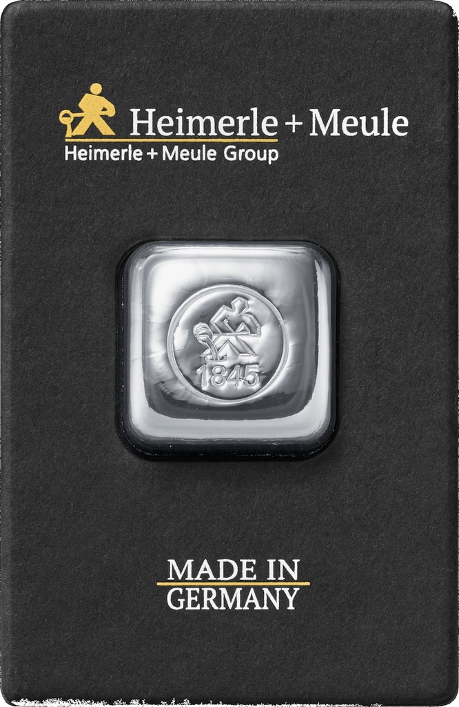 50 gram Silver Bar | Heimerle + Meule