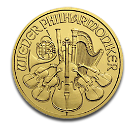 Vienna Philharmonic 1/2oz Gold Coin random Years