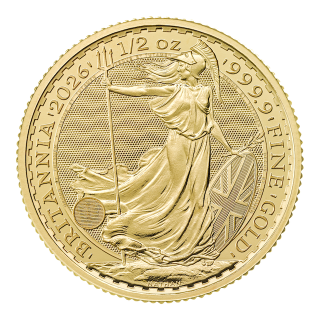 Britannia 1/2oz Gold Coin 2026