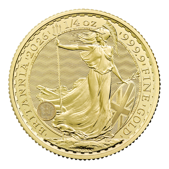 Britannia 1/4oz Gold Coin 2026