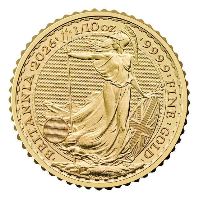 Britannia 1/10oz Gold Coin 2026