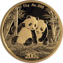 China Panda 15g Gold Coin 2026