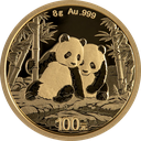 China Panda 8g Gold Coin 2026