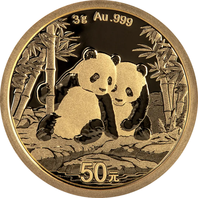 China Panda 3g Gold Coin 2026