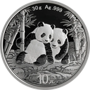 China Panda 30g Silver Coin 2026