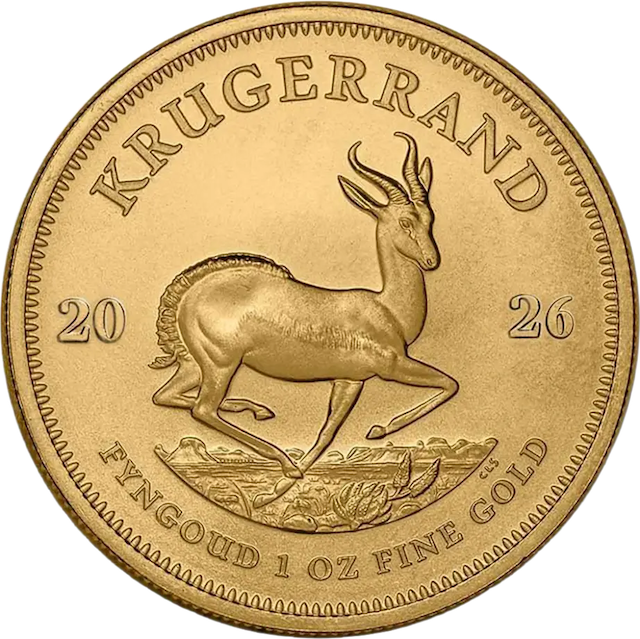 Krugerrand 1oz Gold Coin 2026