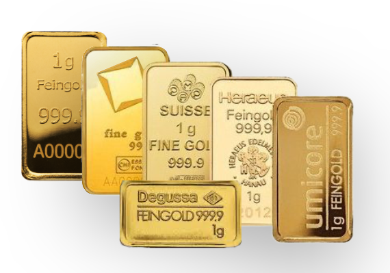 1g Gold Bar | Pre-Owned 
