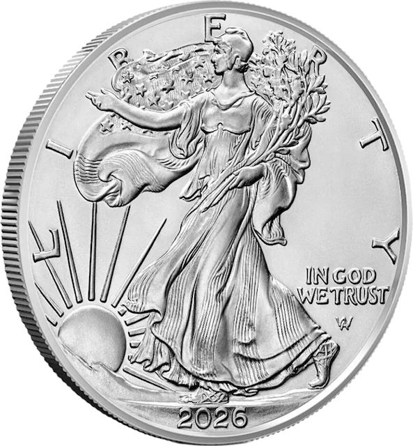 American Eagle 1oz Silver Coin 2026