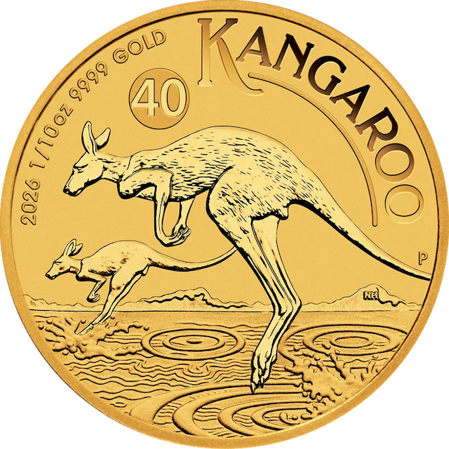 Kangaroo 1/10oz Gold Coin 2026