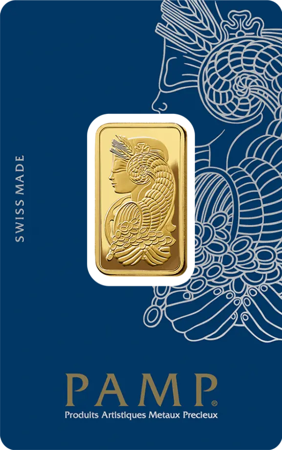 1/2oz Gold Bar | PAMP Fortuna